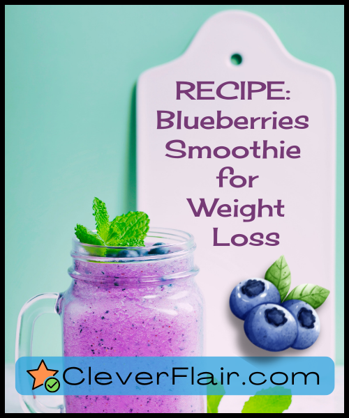 Recipe Blueberries Smoothie for Weight Loss