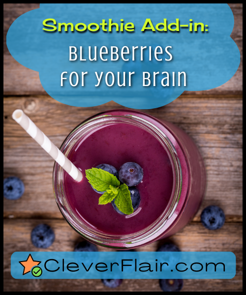 Smoothie Blueberries for your brain